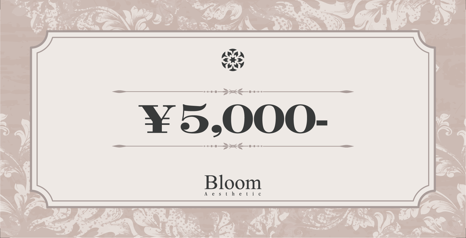 Bloomエステチケット ご優待券5,000円 – Bloom Online Shop