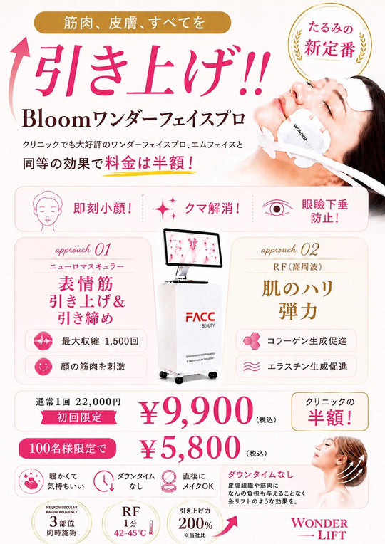 【銀座・新宿限定】ワンダーフェイスプロ40分体験