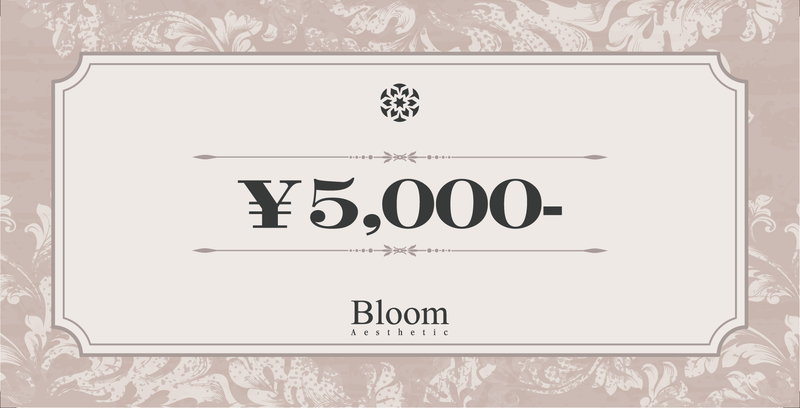 Bloomエステチケット　ご優待券5,000円